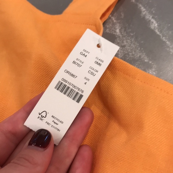 J Crew Squareneck A-Line Dress in Strech Linen Blend NWT✨ - Picture 4 of 4